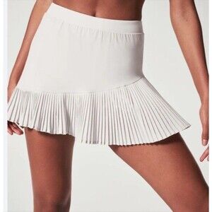 Spanx, Yes Pleats! Skort Tennis Skirt Cloud Grey Size M Excellent!
